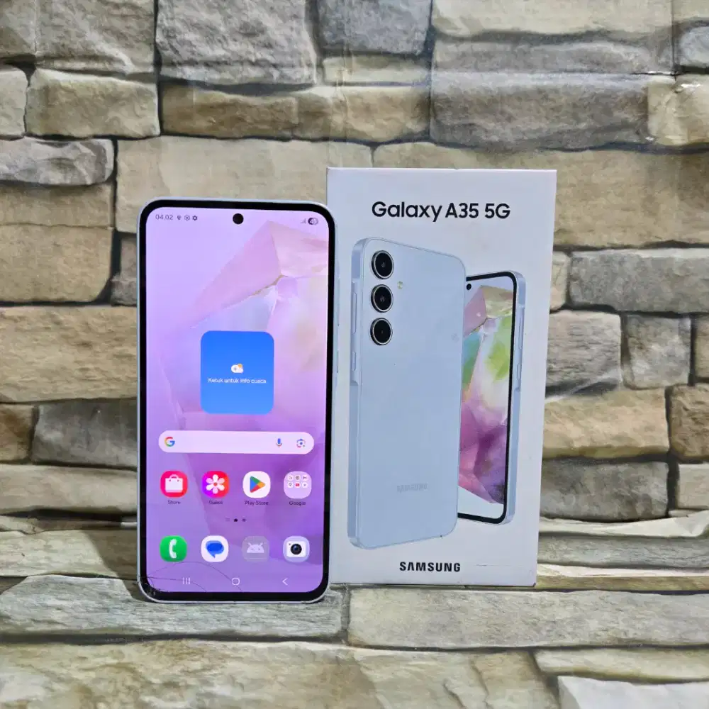 Samsung Galaxy A35 5G 8/256 Fulset segel mulus 90%,minus LCD Pecah