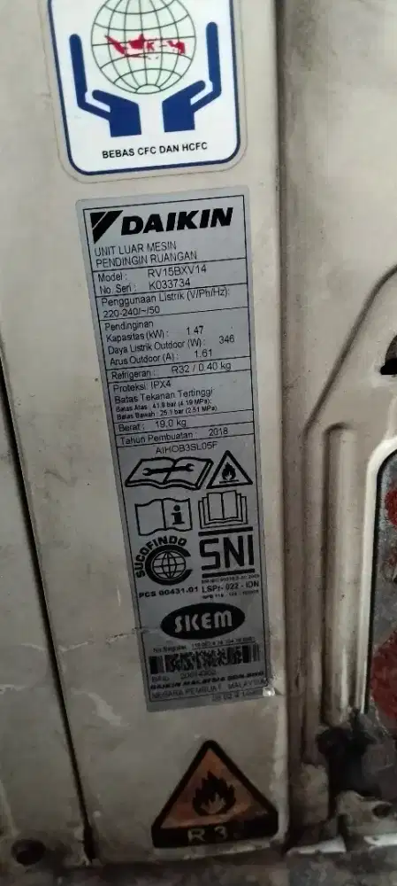 Outdoor AC Daikin