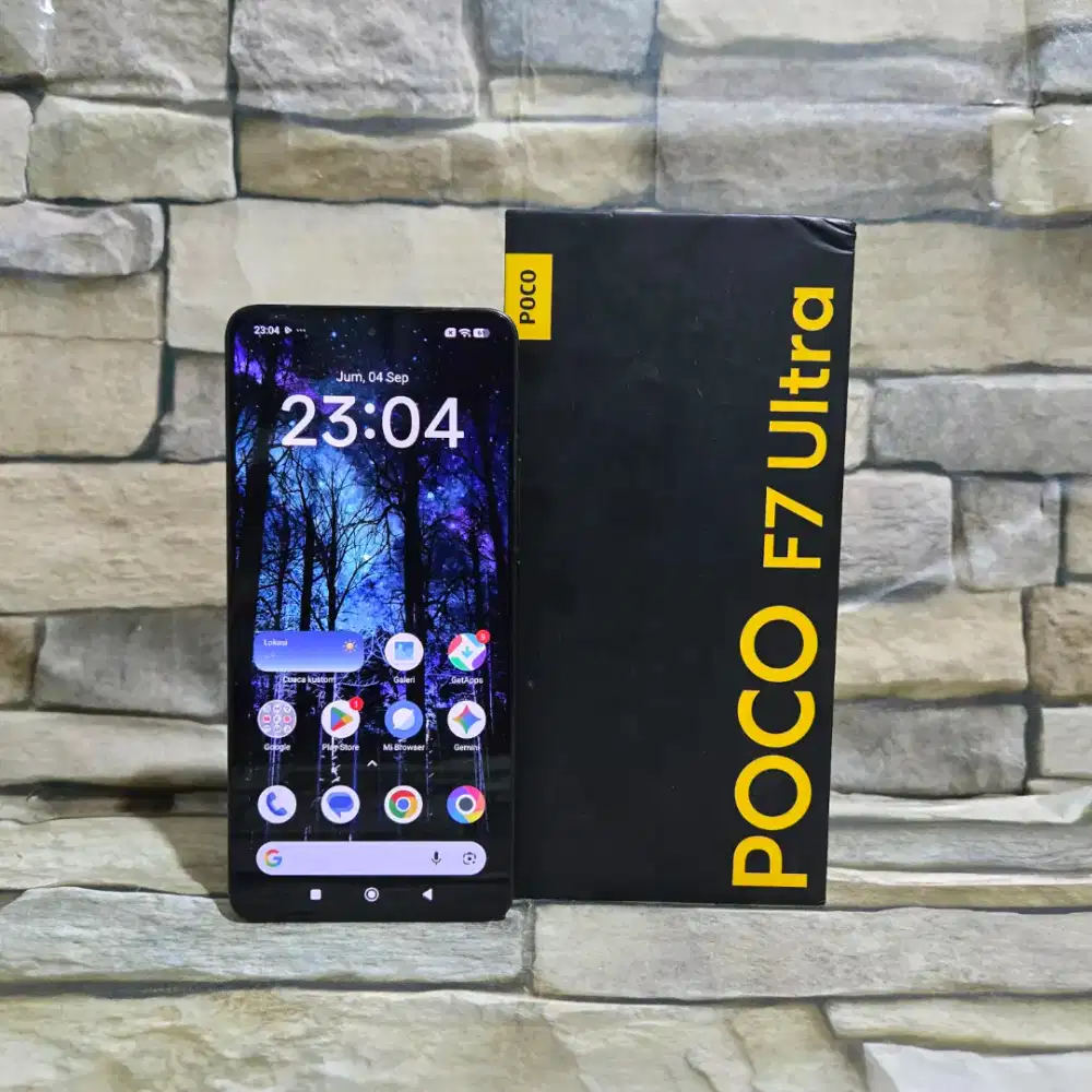 Poco F7 Ultra 16/512 5G Black Fulset segel mulus 95%