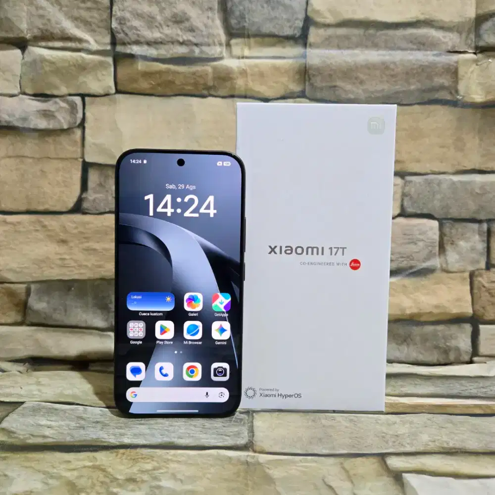 Xiaomi 17T 12/512 5G Black Fullset Segel Normal Mulus 98%,Garansi