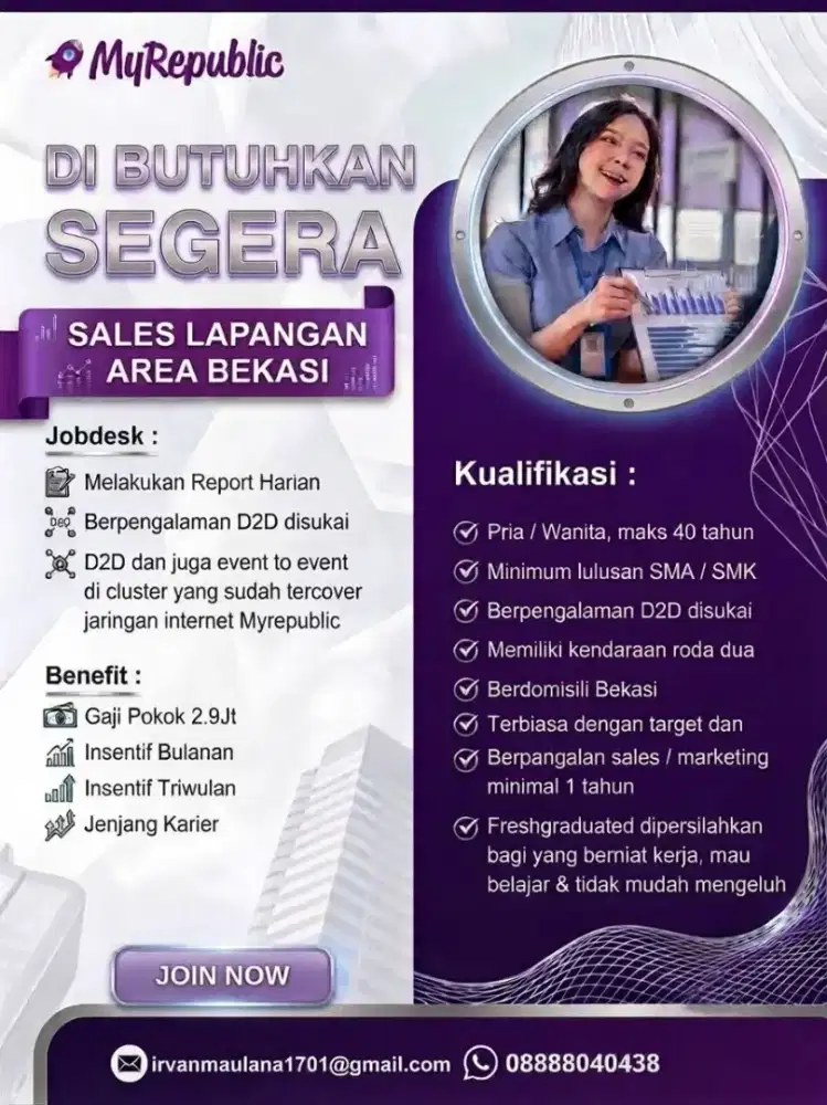 Sales marketing wifi myRepublik