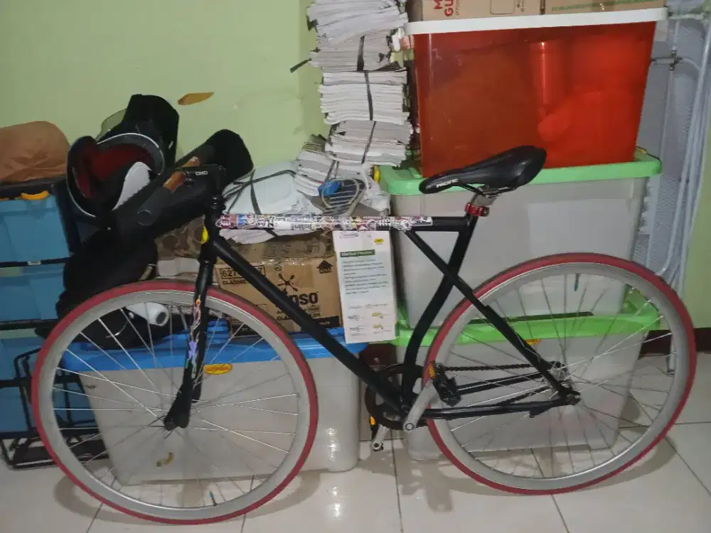 Sepeda fixie lokal rem torpedo