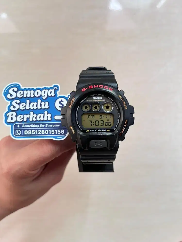 Casio G-Shock DW-6900B / G Shock DW6900 Fox Fire Gshock Dw69