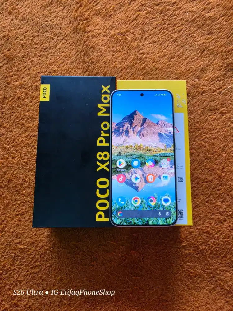 Poco X8 Pro Max Baru 2bulan Fulset Garansi Resmi PocoX8 X 8 ProMax PM