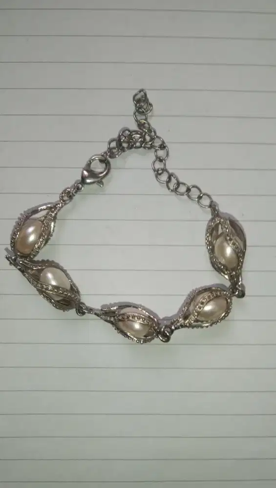 gelang dan kalung mutiara air tawar lombok
