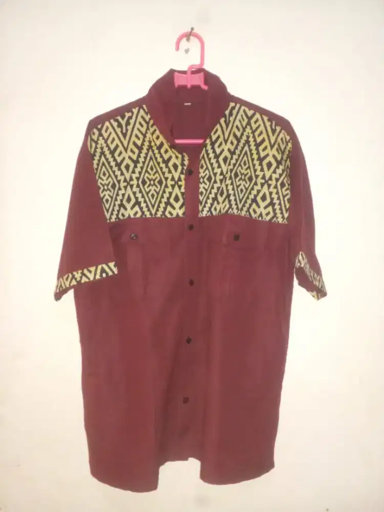 Kemeja modif batik pria