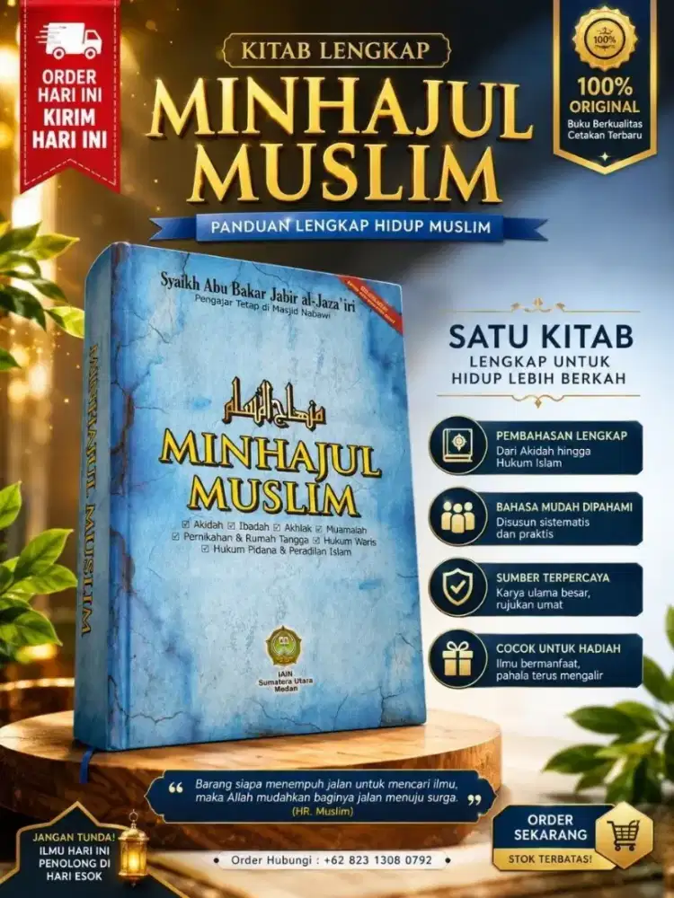 Terlaris! Buku Kitab Minhajul Muslim