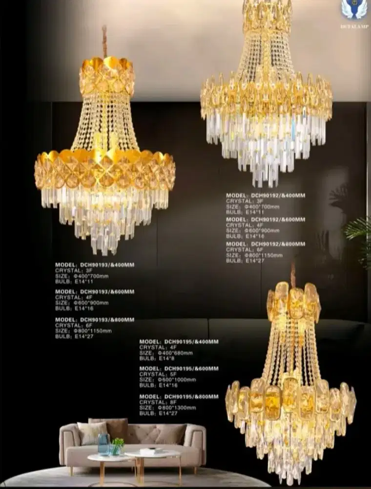 Hagging lamp / gantung mewah