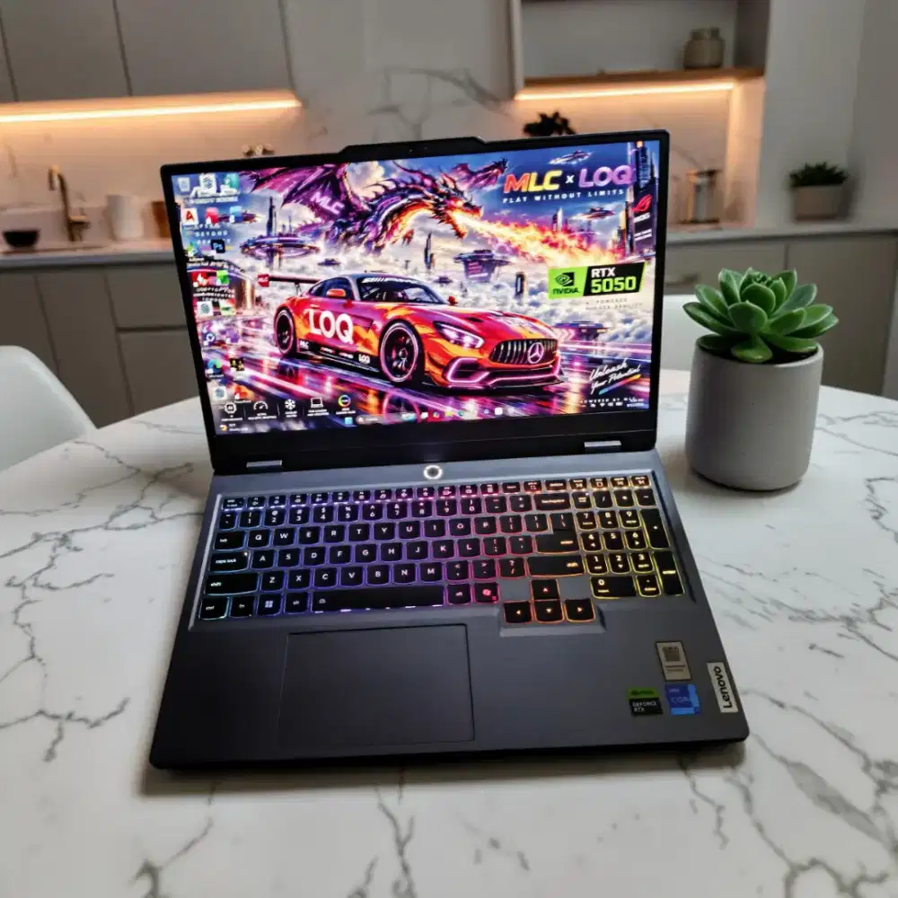 RTX 5050!!! Laptop Gaming & Design Lenovo LOQ GEN 13 Siap Pakai