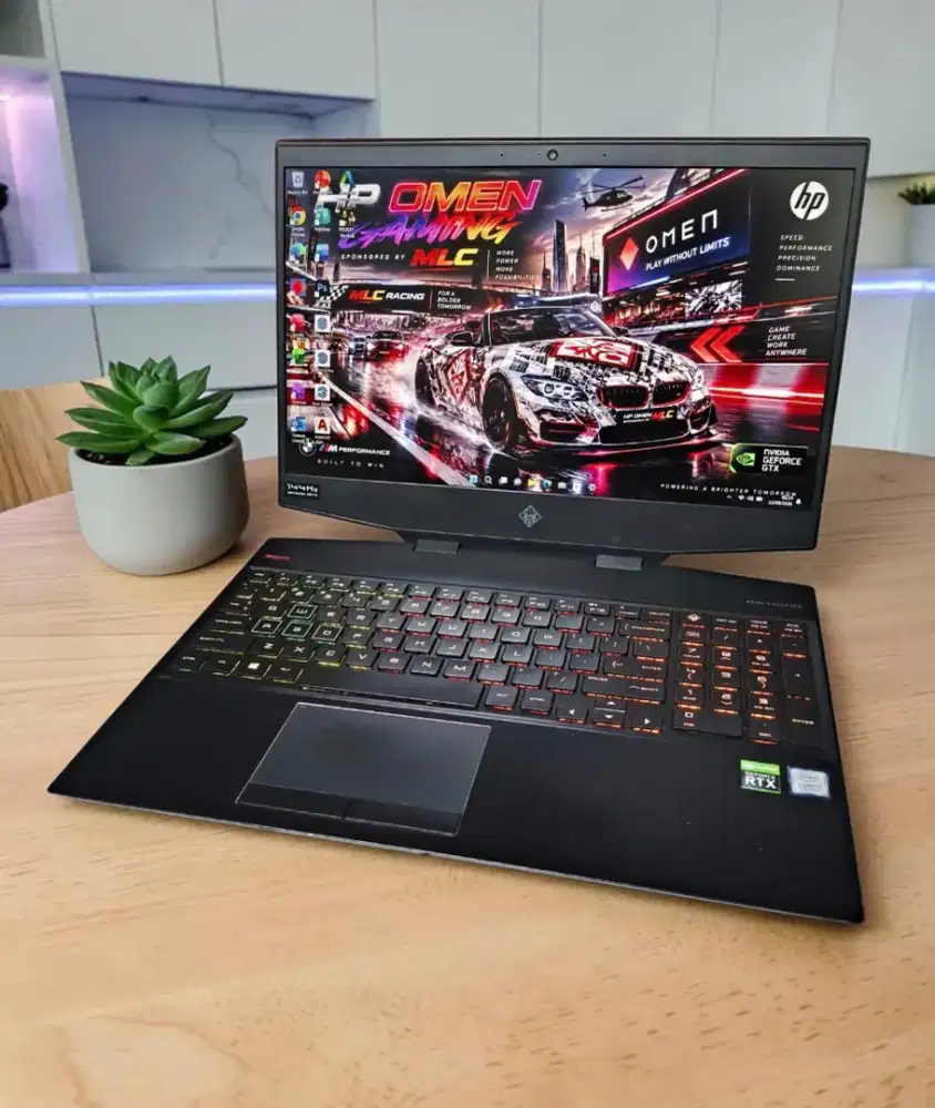 Laptop Gaming Design HP Omen 15 VGA Nvidia RTX 2060 Siap Rendering