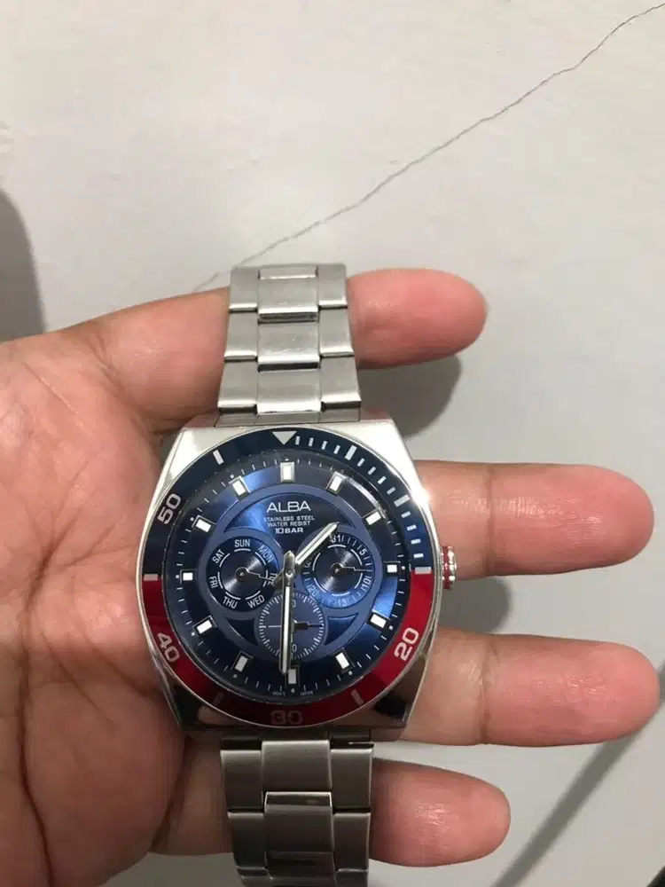 Jam tangan Alba chrono mulus