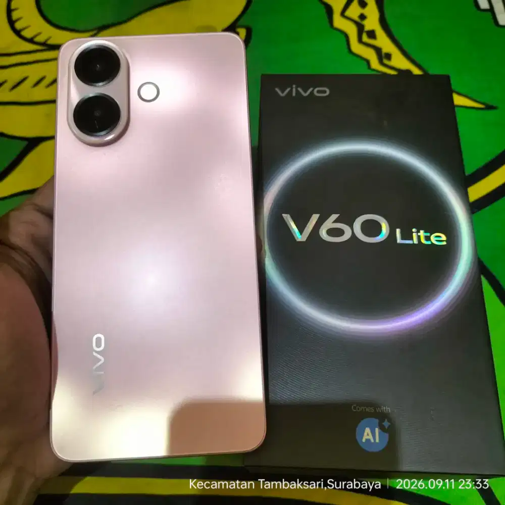 Vivo V60LITE 4G 8/256 ACC belum di pakai