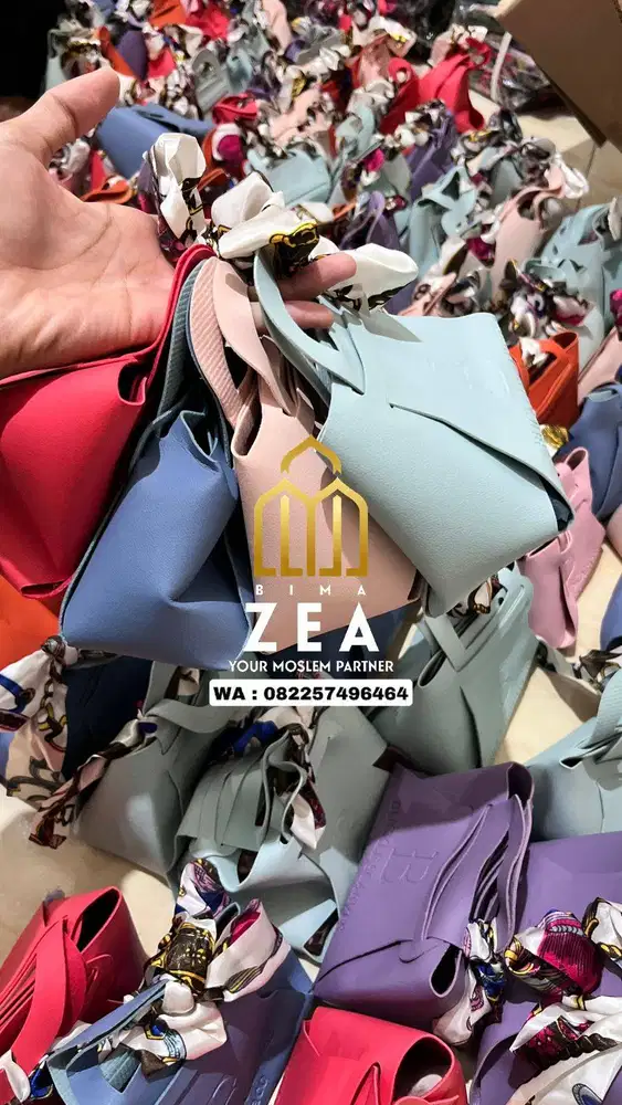 GROSIR HIJAB BUCKLE SCARVES TAS MURAH MALANG - Zea Grosir