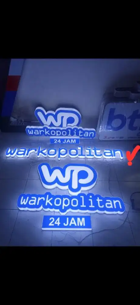 Papan nama toko atau kantor indor dan outdor