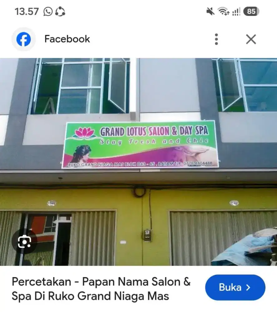 Papan nama kantor indor dan outdor