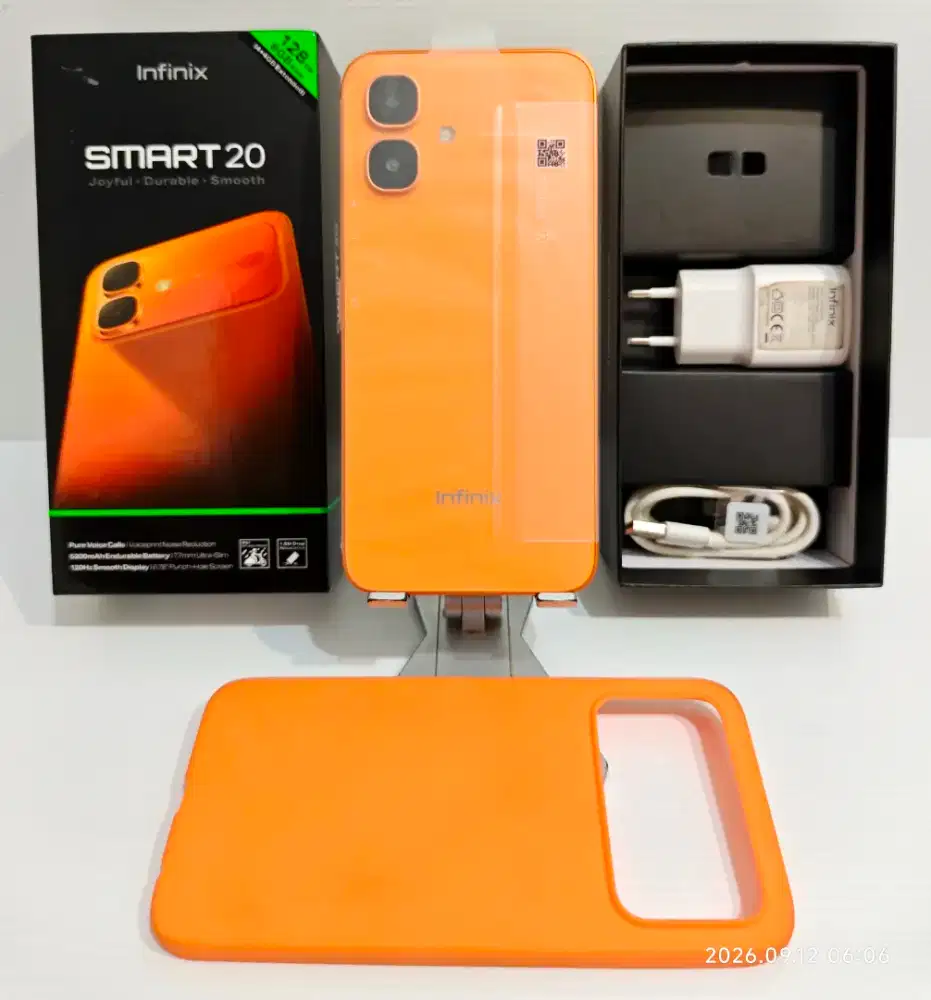 Infinix smart20 4G 4/128 Gb ExReview Resmi Fullset likenew98% bs TT/BT