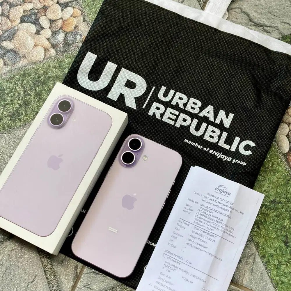 iPhone 17 256 iBox Lavender Ungu, 3 bulan pakai