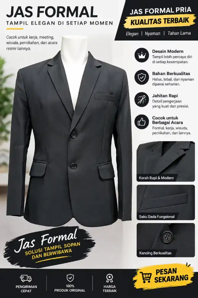 Jas pria formal
