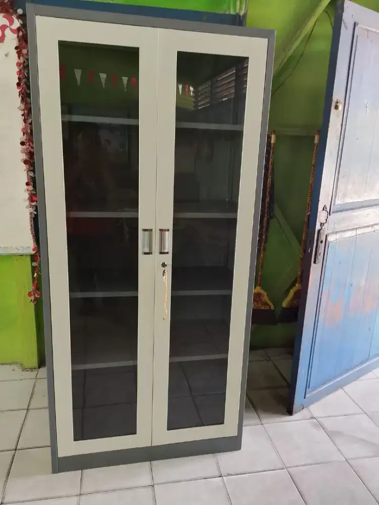 PROMO LEMARI ARSIP BESI 2 PINTU SALE TERMURAH TERLARIS GRATIS ANTAR