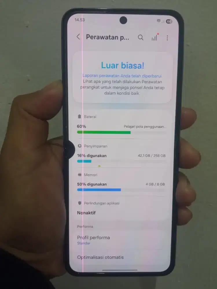 Samsung z flip 4 batang minus tapi masih bisa di pake