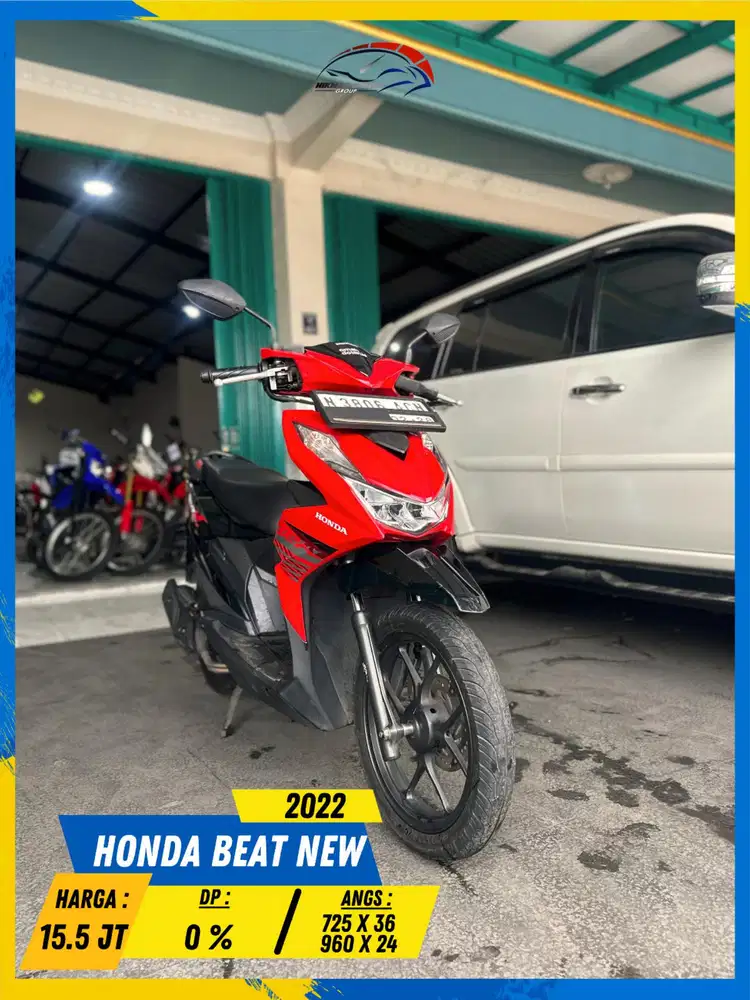 HONDA BEAT NEW 2022 MURAH POLL BOSSKU HIKMAH MOTOR KEPUH MALANG