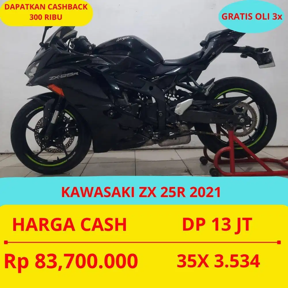 KAWASAKI ZX 25R 2021 DP 13 JUTA GUYSS