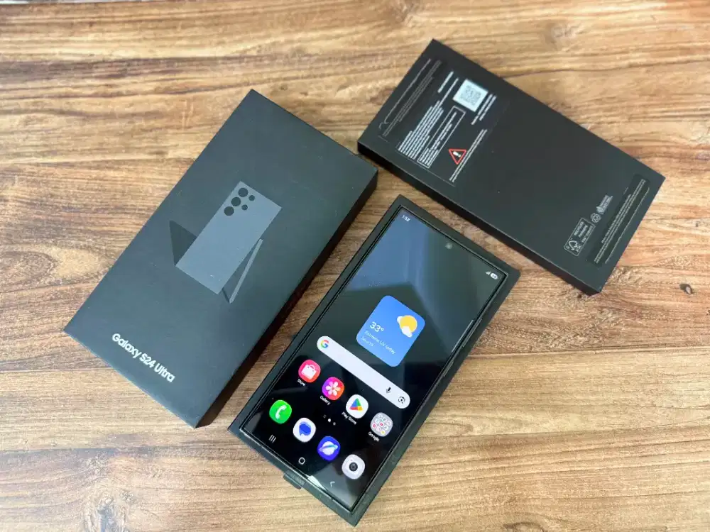 Samsung Galaxy S24 Ultra 12GB 512GB Black Ex Sein Fullset Bisa COD