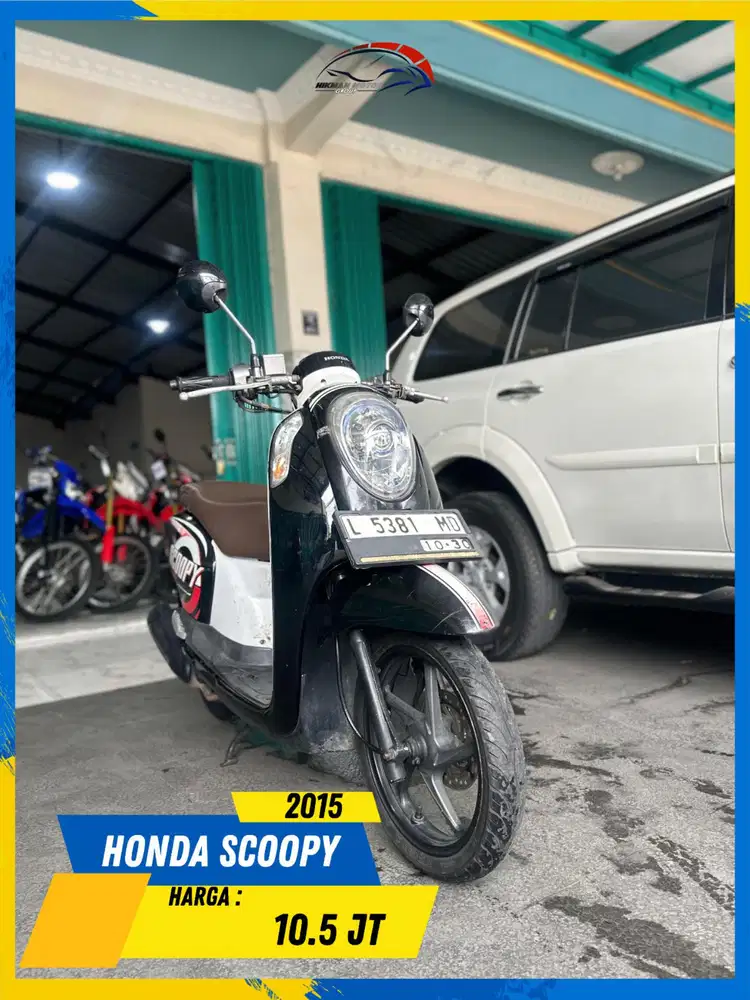 HONDA SCOOPY 2015 PLAT L MU4AH BERKUALITAS HIKMAH MOTOR KEPUH MALANG