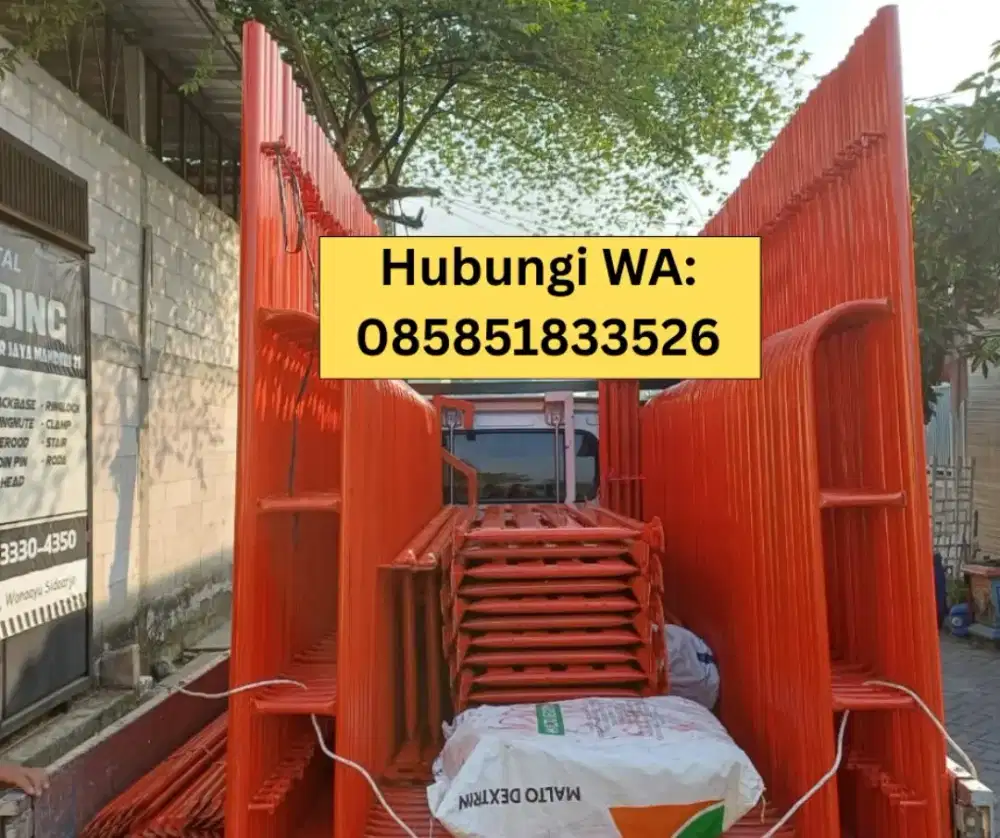 JUAL SCAFFOLDING PIPA TUBULAR GALVANIS BEKISTING TIEROT WINGNUT JACKBS