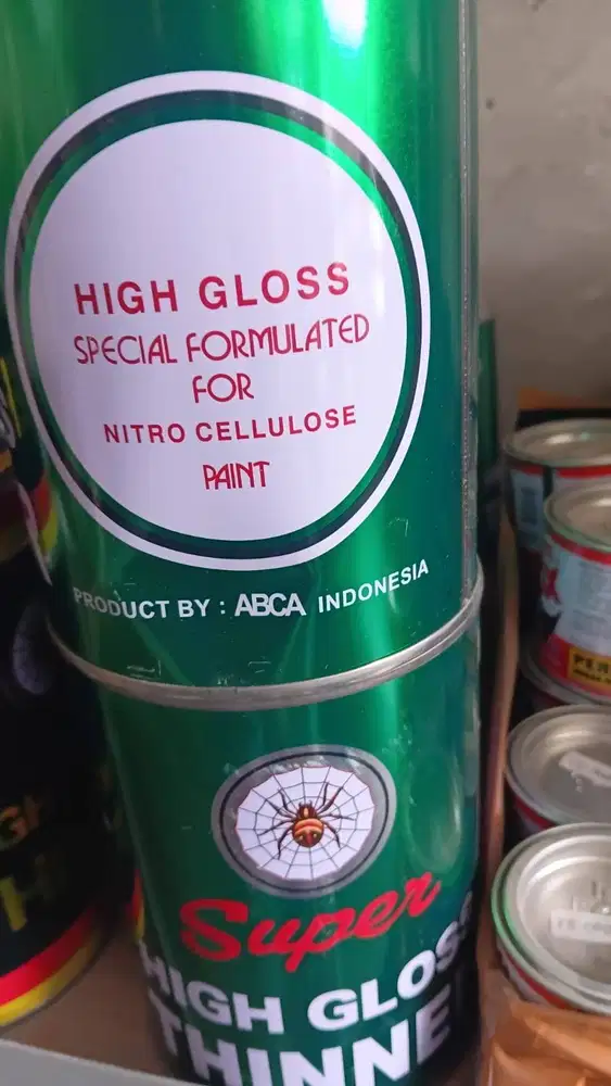 SUPER HIGH GLOSS THINNER ABCA – Thinner Khusus Cat Nitro Cellulose NC