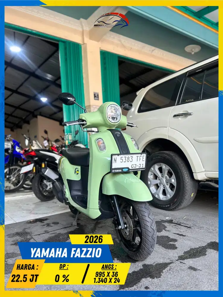 YAMAHA FAZZIO 2026 BARANG ISTIMEWA HIKMAH MOTOR KEPUH MALANG