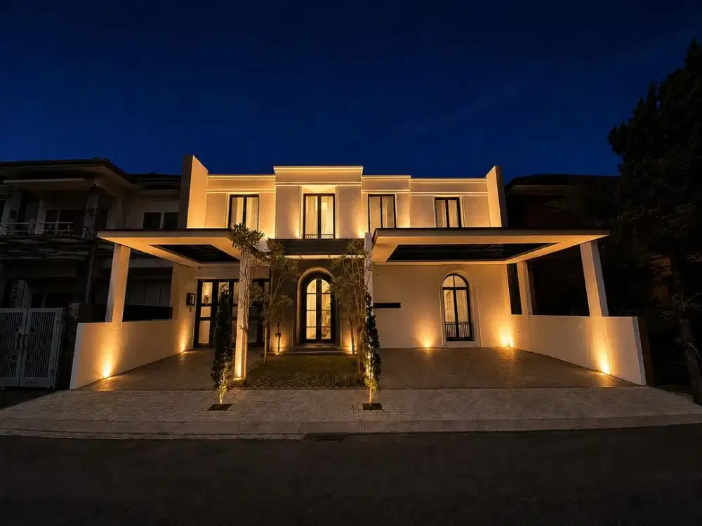 Jual Cepat Rumah Singgasana Pradana 2 Lantai Furnish Classic Modern