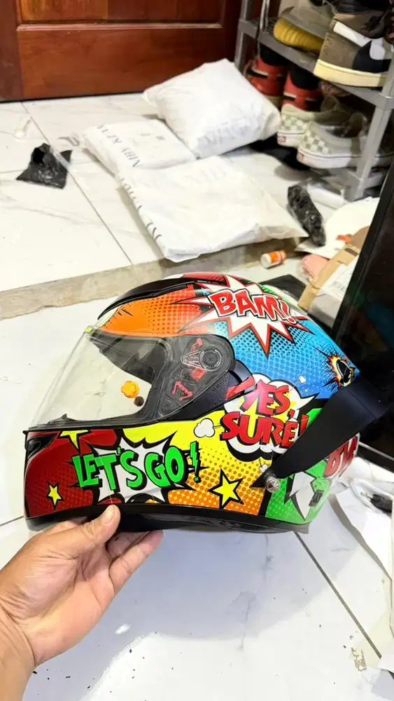 Wts helm agv k3 original ukuran xl