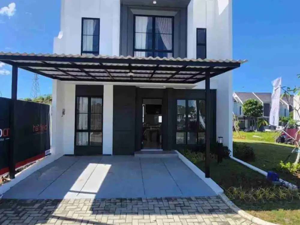 RUMAH DUA LANTAI  DESIGN MODERN MINIMALIS