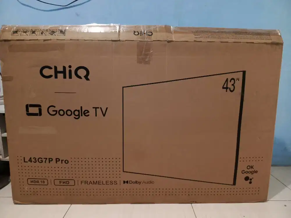 GOOGLE TV MERK CHANGHONG 43 INCH