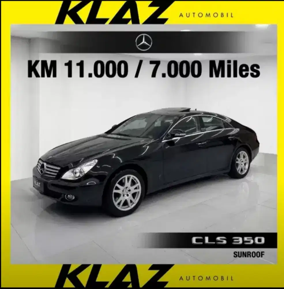 KM 11.000 !! ANTIK Kolektor CLS 350 ''2005 Tgn 1 Black on Red