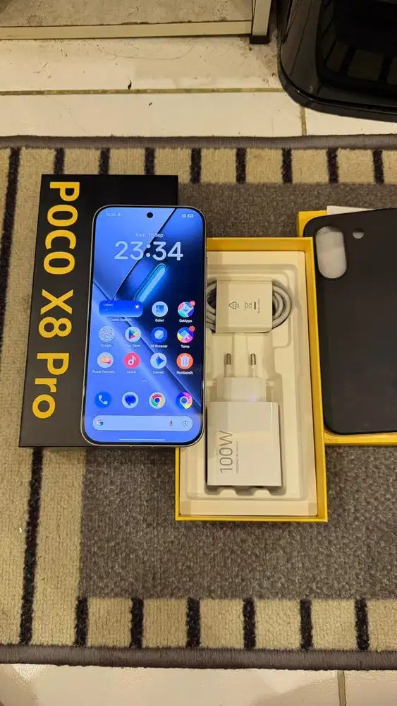 Poco X8 Pro White 8/256GB 5G Like new Lengkap