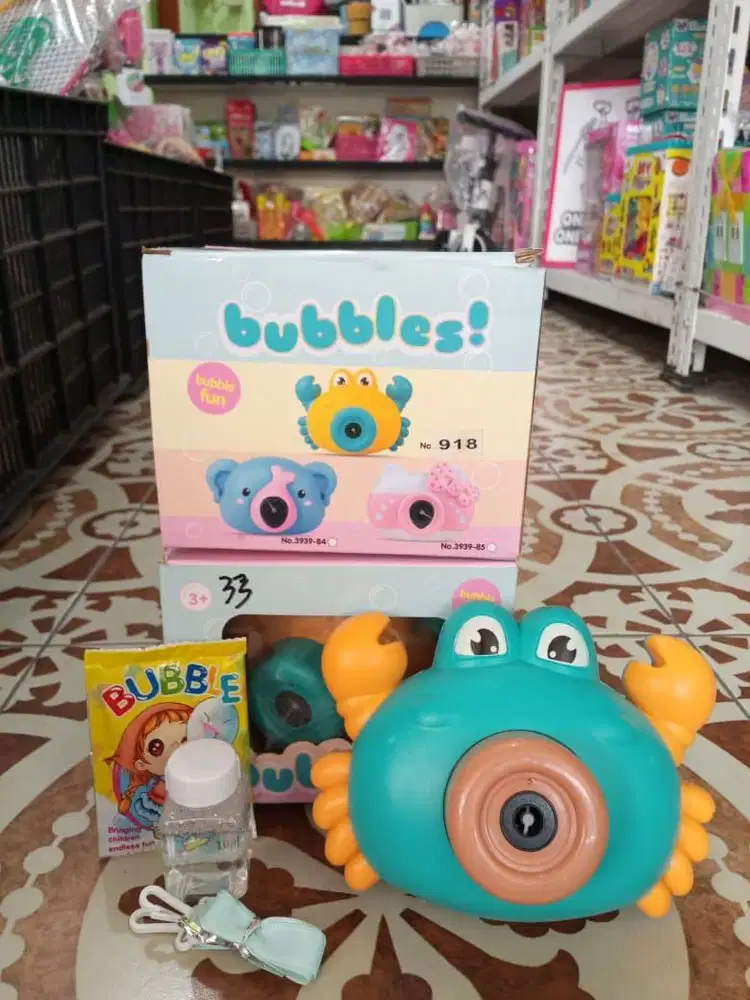 mainan anak bubble animall