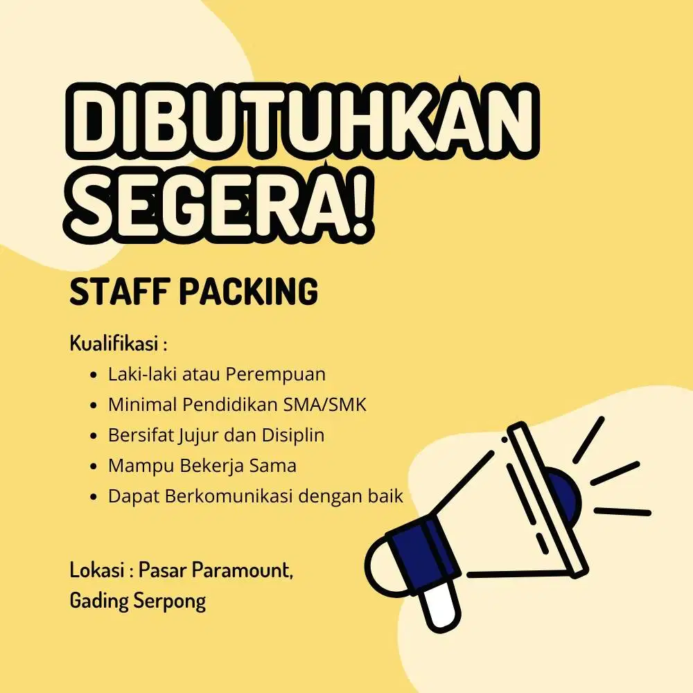 Lowongan Kerja Packing