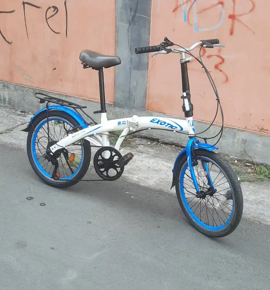 Jual sepeda lipat exotic uk 20 speed 6.