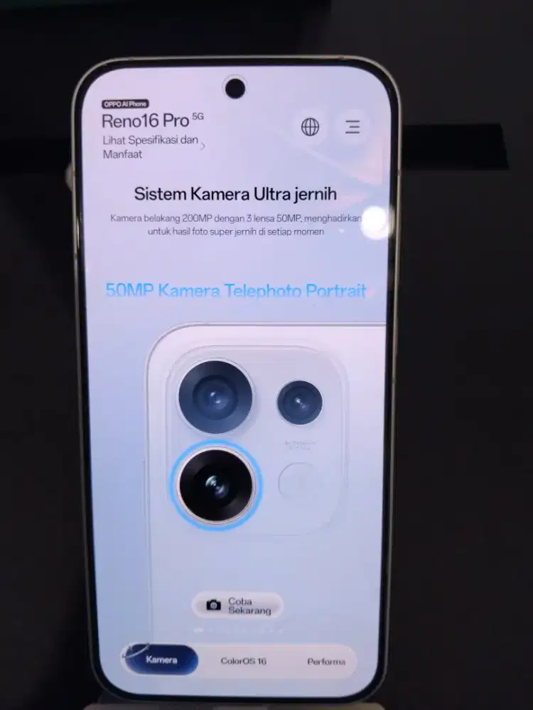 OPPO RENO16 Pro, BISA CICILAJ TANPA APLIKASI SYARAT CUMA KTP