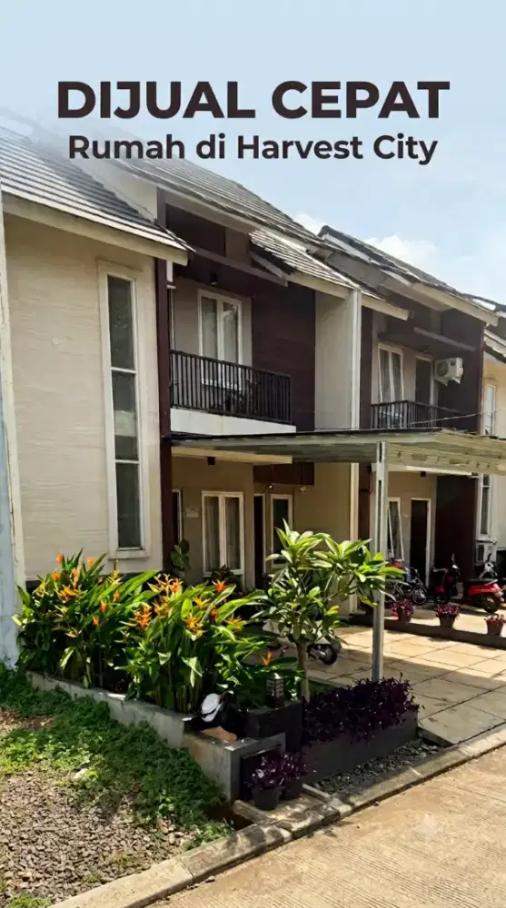 Rumah Harvest City, 2 lantai, 3 KT, 2KM