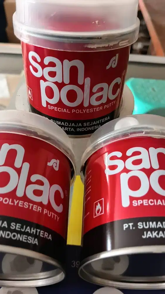 SANPOLAC SPECIAL POLYESTER PUTTY | Dempul Polyester untuk Body Repair