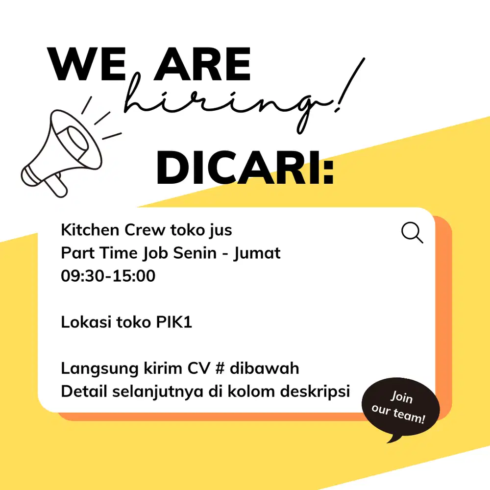 DIBUTUKAN KARYAWATI Toko Jus Murni PIK1