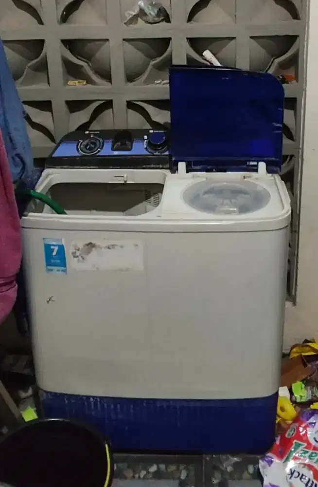 Jual Cepat Mesin Cuci Aqua 2tabung  8kg