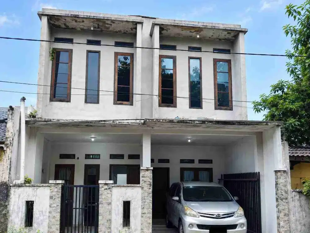DIJUAL – Rumah Modern 2 Lantai LT 72/LB 144 m² Bebas Banjir Pamulang Elok