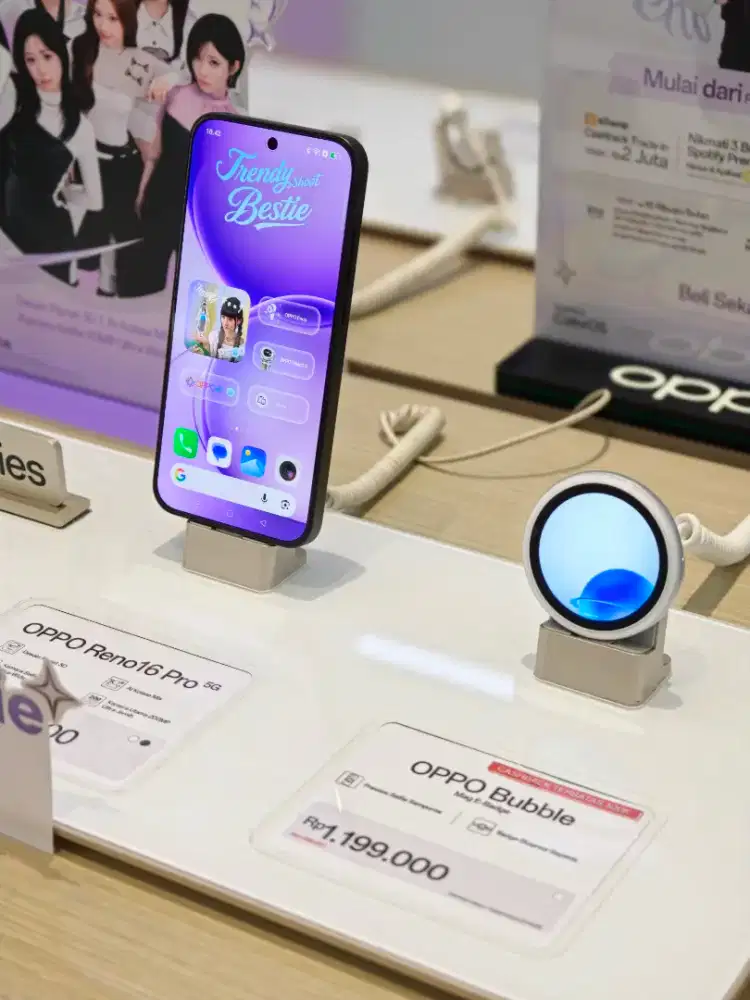 OPPO RENO 16 PRO FREE OPPO BUBLE
