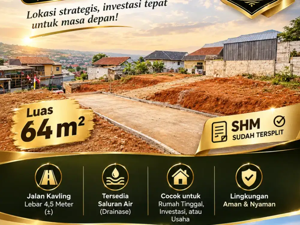 Rp3,9 Juta/m² di Ujungberung? Masih Ada!