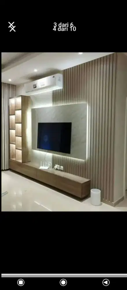 Backdrop tv minimalis