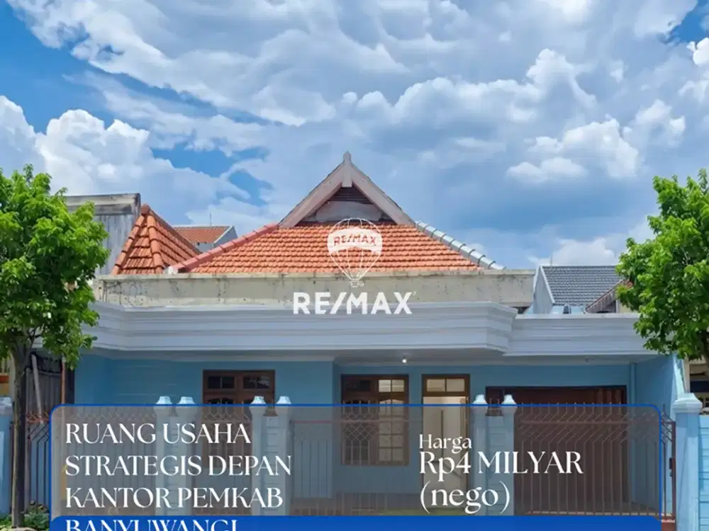 RUANG USAHA STRATEGIS DEPAN KANTOR PEMKAB BANYUWANGI